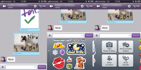 VIBER ios doodle