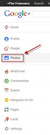 Accesso a Snapseed - Scegli menu Foto