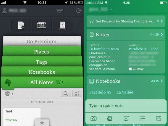 Evernote comparison