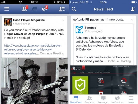 Facebook comparison