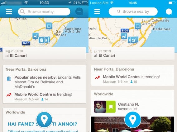 Foursquare comparison