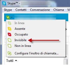 Seleziona Invisibile