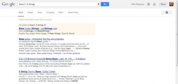 Specificare un range