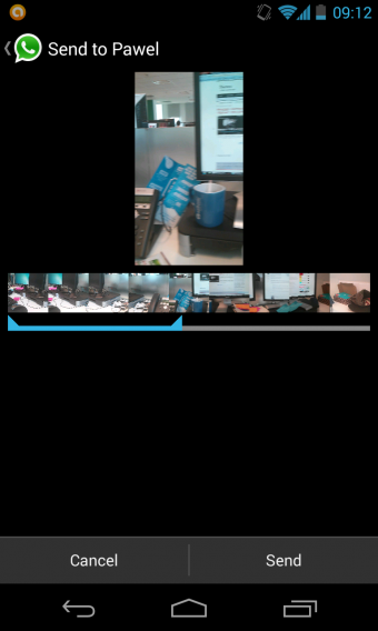 whatsapp android video editing