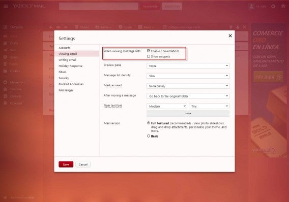 Abilita conversazioni