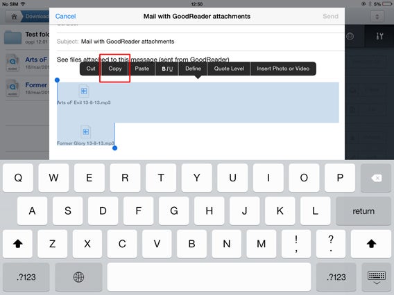 Mail - Copia 2 allegati per incollarli in altro messaggio