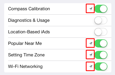 iOS 7 System Services - uso della posizione geografica