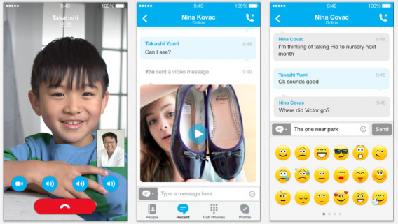 skype ios7