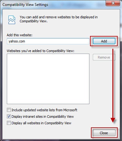 Clicca su Add e poi su Close