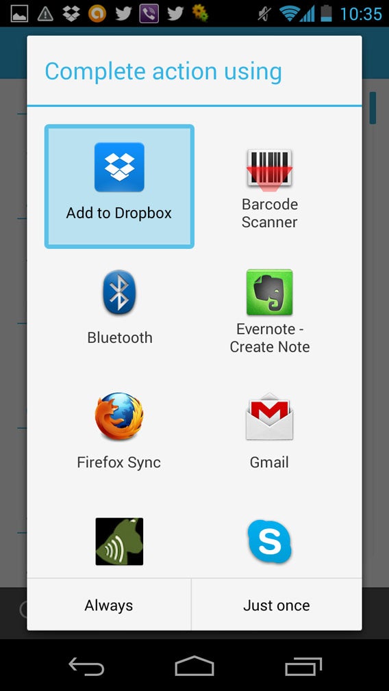 On the cloud - Choose Dropbox On the cloud - Choose Dropbox