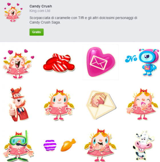 candy crush stickers