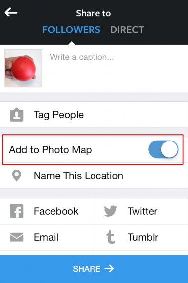 Add to photo map su ON