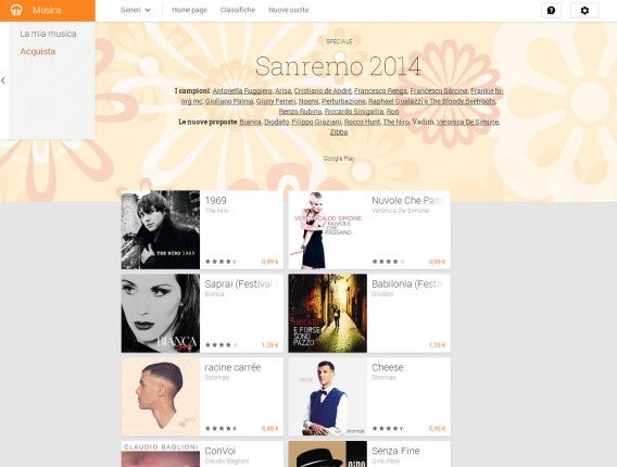Sanremo google play