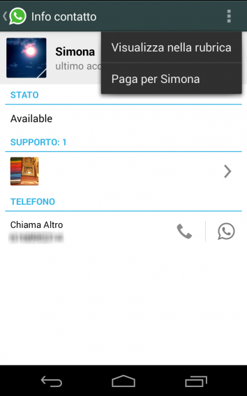 paga per un amico