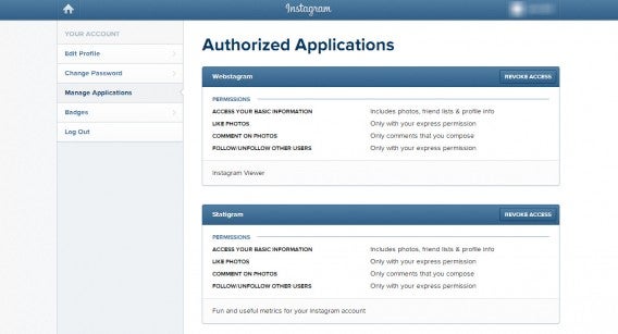 Authorized applications