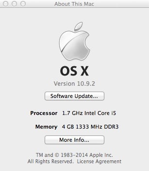 Info su questo Mac