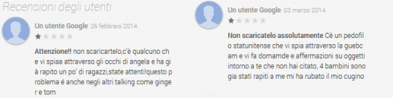 bufala talking angela
