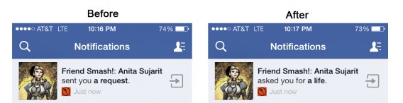 facebook game notification
