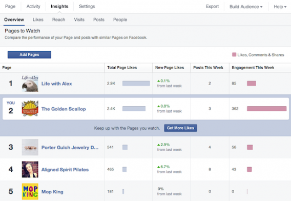 facebook pages to watch
