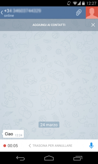 telegram note vocali