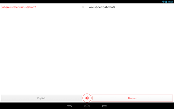 Google Translate screenshot