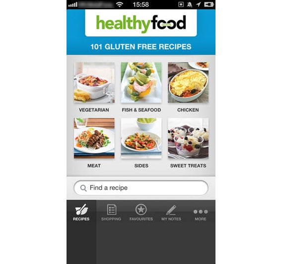 101 glute-free Recipes screenshot
