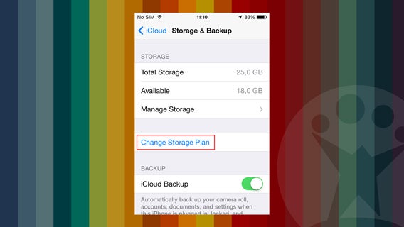 Change storage plan 2