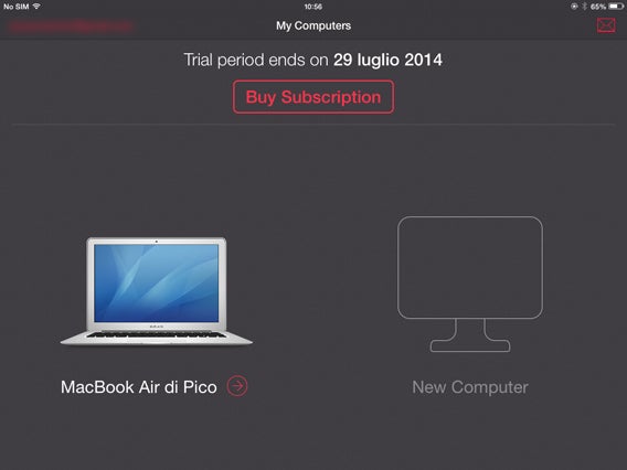Connettiti al tuo Mac