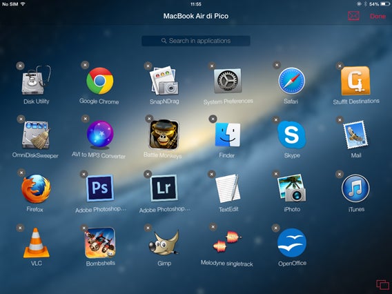 Elimina app dal launcher