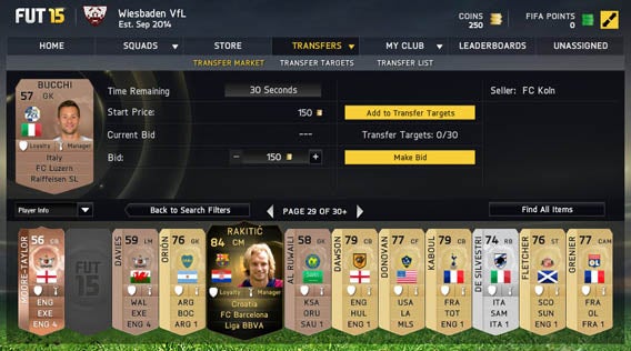 FUT - Transfer market
