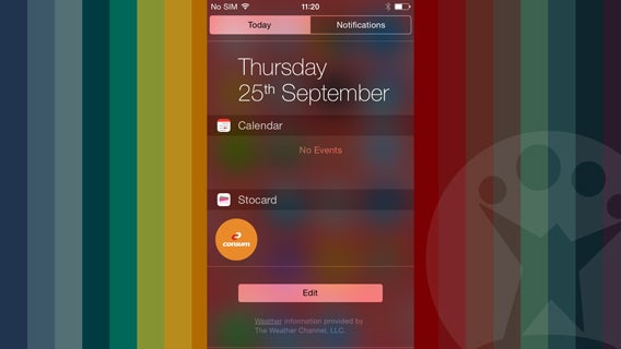 Stocard widget