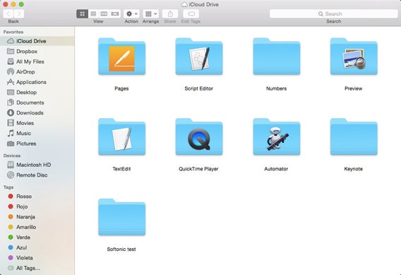 iCloud Drive on OS X Yosemite
