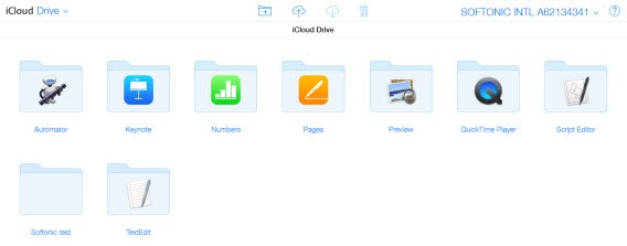 iCloud folder sul browser