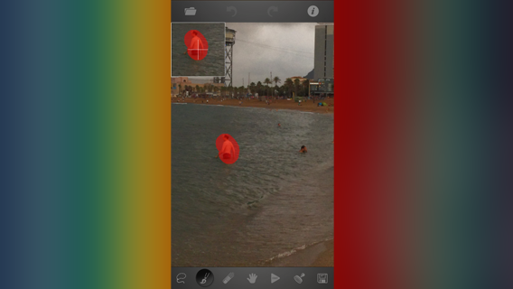 Seleziona la parte da cancellare