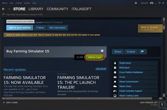Steam - Add to cart Steam - Add to cart