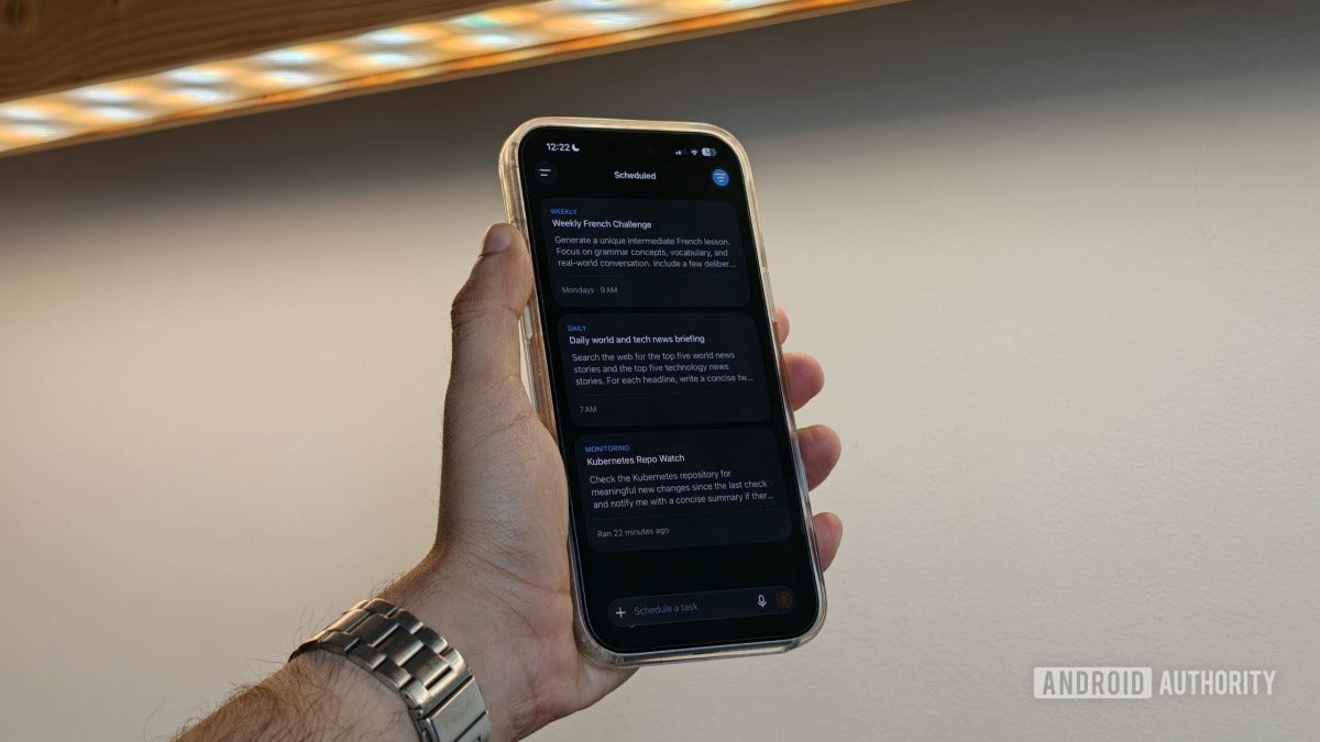 ChatGPT Scheduled Tasks debutta: utile solo a metà