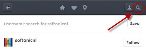 Vrienden zoeken op Instagram