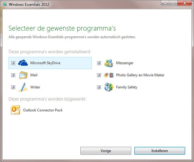 Windows Essentials 2012