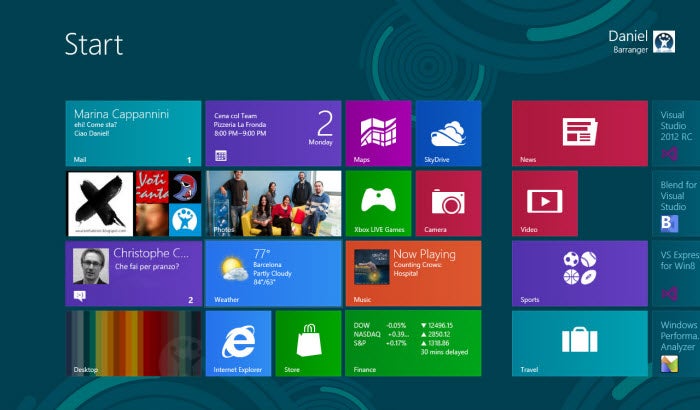 Windows 8 tegels