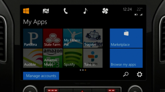 Windows-apps openen in je auto