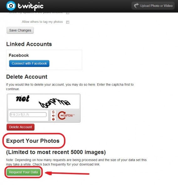 eport your photos