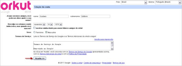 Como fazer Orkut