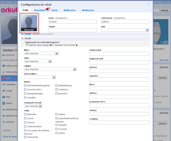 Como fazer Orkut