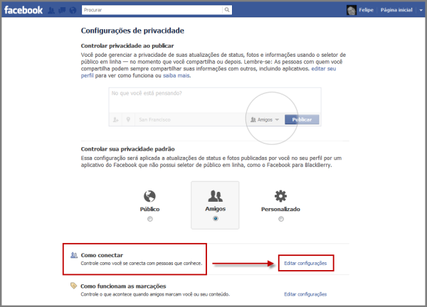 Como Bloquear o Mural do Facebook 2
