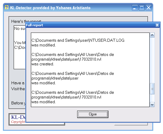 Keylogger Detector