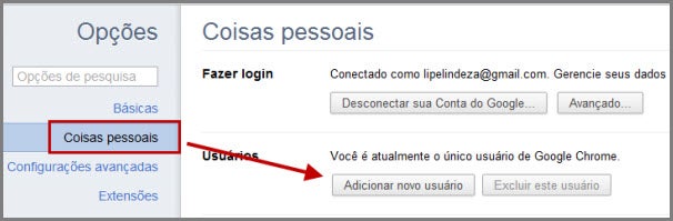 Criar Usuários no Chrome 2