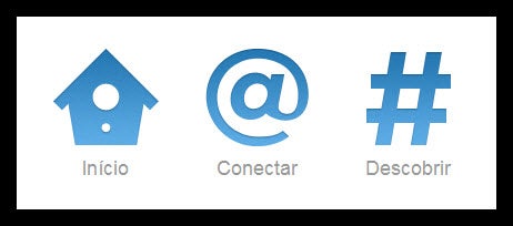 Nova barra de navegação do Twitter