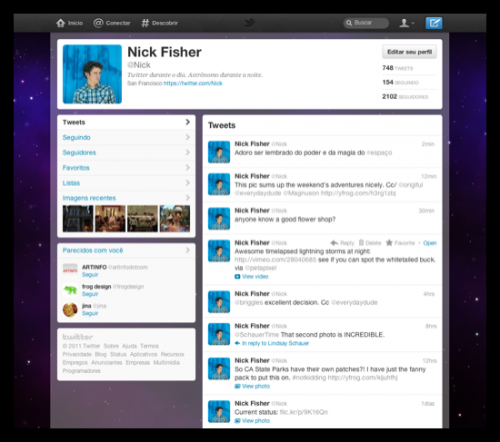 Twitter estreia novo design