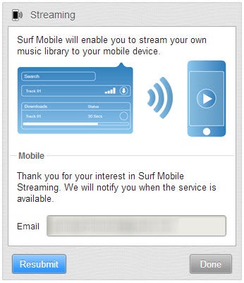 BitTorrent Surf - streaming de músicas no celular