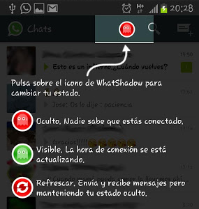O WhatShadow oculta a sua última conexão do WhatsApp